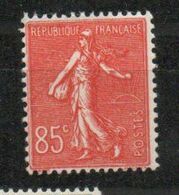 Yvert N° 204 - Semeuse Lignée : 85c Rouge - 1903-60 Säerin, Untergrund Schraffiert