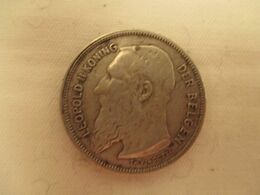 BELGIQUE  Piece   Argent  2 Francs 1909  Leopold II - 2 Francs