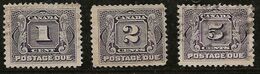 Canada 1906 N° Y&T : TT. 1 à 3 Obl. - Postage Due