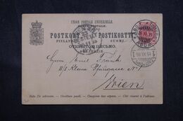 FINLANDE - Entier Postal De Abo Turku Pour Wien En 1895  - L 69008 - Brieven En Documenten