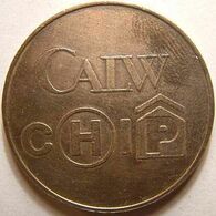 Germ 3200 A - Calw Chip / Rev. (same) - 32mm Bz - Parking Token Parkmünze Parkeerpenning - Professionnels/De Société