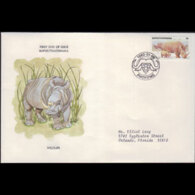 BOPHUTHATSWANA 1983 - FDC-100 White Rhino - Bophuthatswana