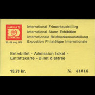 DENMARK 1976 - Stamp Exhib.Ticket - Autres & Non Classés