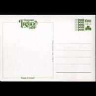 IRELAND 1987 - Pre-stamped Card-Tourism In Ireland - Covers & Documents