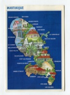 C.P °_ 972-Martinique-Carte Du Département-1997 - Other