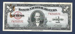 Cuba 1 Peso 1949 P77a VF - Kuba