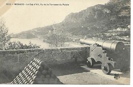 Carte Postale - CPA N°522 MONACO - Le Cap D'Ail, Vu De La Terrasse Du Palais. - Les Terrasses