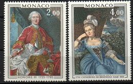 MONACO ( POSTE ) Y&T N°  1029/1030  TIMBRES  NEUFS  SANS  TRACE  DE  CHARNIERE , A  VOIR . N 1 - Unused Stamps