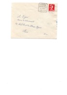 LETTRE OBLITERATION DAGUIN -CLERMONT EN ARGONNE -SA FORET CURE D'AIR - MEUSE - Mechanical Postmarks (Other)