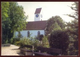 CPM Double Neuve Suisse LENZBURG Refomierte Kirche Kirchberg Eglise Réformée En Langue Française - Lenzburg