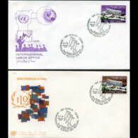 UN-GENEVA 1974 - FDC - 37-8 ILO - Cartas & Documentos