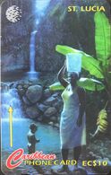 SAINTE LUCIE  -  Caribbean Phone Card  -  The People Of St. Lucia  -  EC$10 - St. Lucia