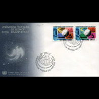 UN-GENEVA 1975 - FDC - 46-7 Outer Space - Cartas & Documentos