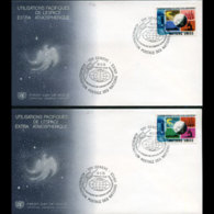 UN-GENEVA 1975 - FDC - 46-7 Outer Space - Cartas & Documentos