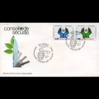 UN-GENEVA 1977 - FDC - 67-8 Council - Cartas & Documentos