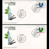UN-GENEVA 1977 - FDC - 67-8 Council - Cartas & Documentos
