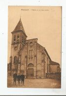 LE BLEYMARD (LOZERE) L'EGLISE ET SON BEAU CLOCHER  (ENFANTS POSANT) - Le Bleymard