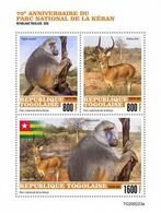 Togo 2020, Oti-Keran Park, Monkey, 3val In BF - Chimpancés