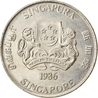 Monnaie, Singapour, 20 Cents, 1986, British Royal Mint, TTB, Copper-nickel - Singapour
