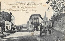 1915 - St GERMAIN-LAVAL : Route Nationale - Saint Germain Laval