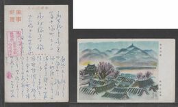 JAPAN WWII Military Yishui Riverside Picture Postcard NORTH CHINA WW2 MANCHURIA CHINE MANDCHOUKOUO JAPON GIAPPONE - 1932-45 Manciuria (Manciukuo)