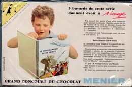 Buvard  Concours Chocolat MENIER   (M0669) - Chocolat