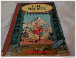 BD ALIX L'ILE MAUDITE, Dos Rouge - 4e Plat à Damiers Rouges:rare - Alix