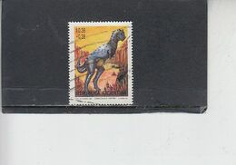 ARGENTINA  1992 - Yvert  1784°: - Animali Preistorici - Used Stamps