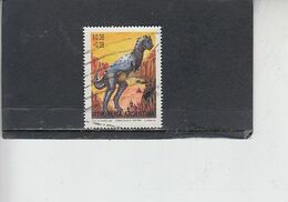 ARGENTINA  1992 - Yvert  1784°: - Animali Preistorici - Oblitérés