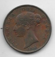 *great Britain 1/2 Penny  1855  Km 726    Fr+ - C. 1/2 Penny