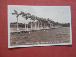 RPPC   Bethesda Park  West Palm Beach   Glue Stain On Back   Florida    Ref 4318 - West Palm Beach