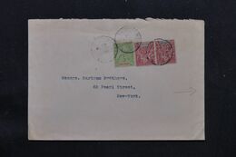 MARTINIQUE - Affranchissement Type Groupes De Fort De France Sur Enveloppe Pour New York En 1909 - L 69261 - Covers & Documents