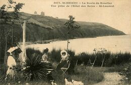 Les Rosaires * Plérin * La Route Du Roselier , Vue Prise De L'hôtel Des Bains * St Laurent - Plérin / Saint-Laurent-de-la-Mer