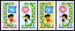 Maldives, 1971, UNICEF, United Nations, MNH, Michel 363-366 - Maldives (1965-...)