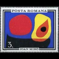 ROMANIA 1970 - Scott# 2216 Miro Painting Set Of 1 MNH - Neufs