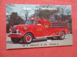 Champion Fire Apparatus  W S Darley Co. Chicago    Ref 4318 - Publicité