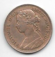 *great Britain 1/2 Penny  1890  Km 754    Xf !!catalog Val 90$ - C. 1/2 Penny