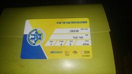 Israel-Maccabi Tel Aviv Basketball Club - Annual Subscription (29339)-(072484)-good Card - Andere & Zonder Classificatie