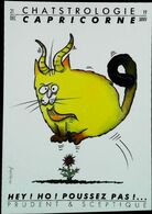 CHAT (Cat)  CAPRICORNE - Série ASTROLOGIE - Illustration D'après Daniel Mennebeuf - Chats
