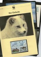 Finnland 1993 WWF Eisfuchs/Arctic Fox Komplettes Kapitel 4 **, 4 FDC, 4 MK + Beschreibung - Ongebruikt