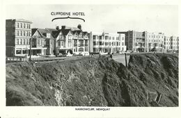 8985 " CLIFFDENE HOTEL-NARROWCLIFF-NEWQUAY "- CARTOLINA POSTALE ORIGINALE NON  SPEDITA - Newquay