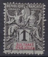 FAUX (de Fournier?) Sultanat D'anjouan Type Groupe 1c - Used Stamps