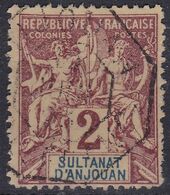 FAUX (de Fournier?) Sultanat D'anjouan Type Groupe 2c - Used Stamps