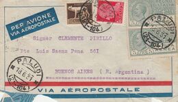 1631 - POSTA AEREA - Busta Senza Testo Del 18 Giugno 1931 Da Paludi A Buenos Aires (Argentina) - Storia Postale (Posta Aerea)