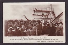 CPA Plongeon Natation Trouville Madame Roby Poirier Non Circulé - Tuffi