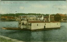 UK - THE FLOATING BRUDGE - COWES - ISLE OF WIGHT - MAILED TO ITALY 1909 (BG9934) - Cowes