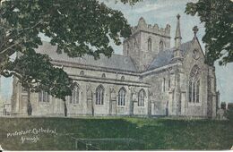 COLOURED POSTCARD - PROTESTANT CATHEDRAL - ARMAGH - Armagh