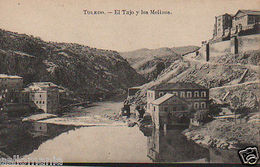 ANTIGUA POSTAL DE TOLEDO EL TAJO Y LOS MOLINOS OLD POSTCARD POSTKARTE    CC01115 - Andere & Zonder Classificatie