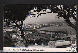 ANTIGUA POSTAL CEUTA DESDE EL MONTE HACHO OLD POSTCARD POSTKARTE         CC00868 - Ceuta