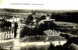 CPA VILLENEUVE DE MARSAN 40 Vue Panoramique - Villeneuve De Marsan